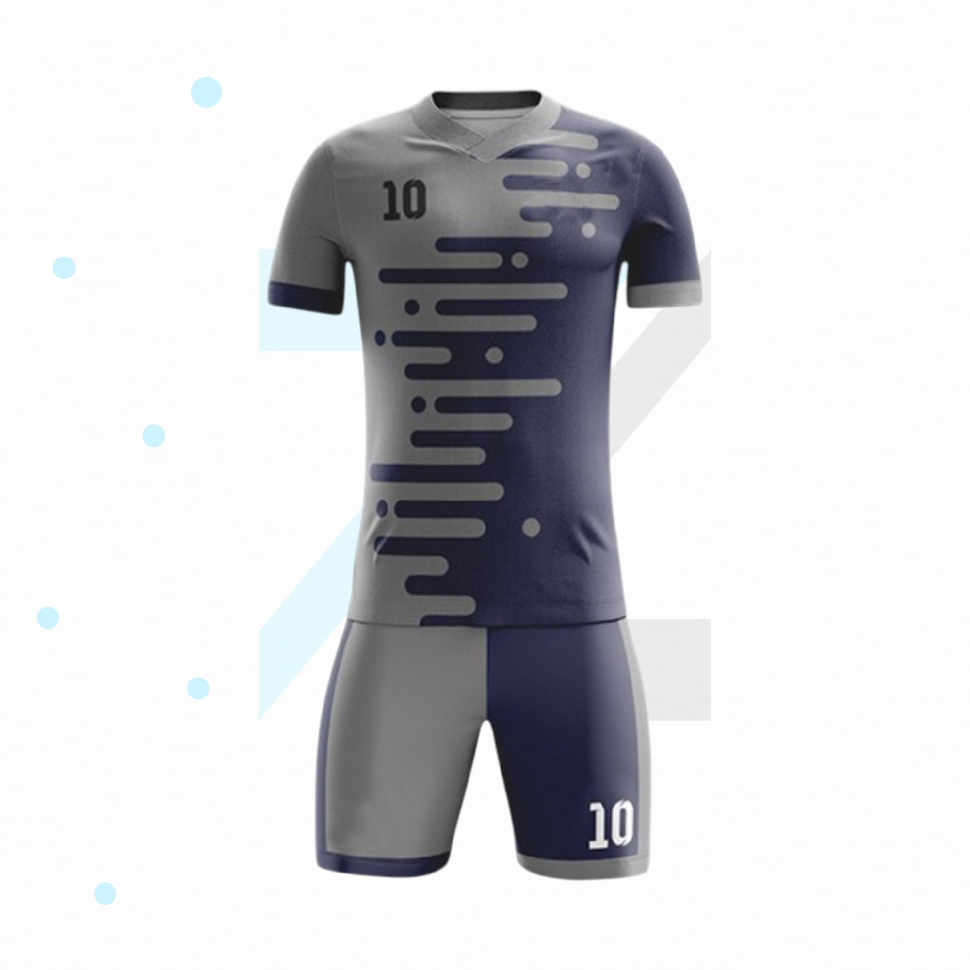 SpeedLine Elite Soccer Uniform | Custom Pro Jersey & Lightweight Match Shorts angle 2